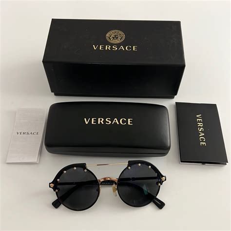 versace frenergy round sunglasses|Versace round sunglasses men.